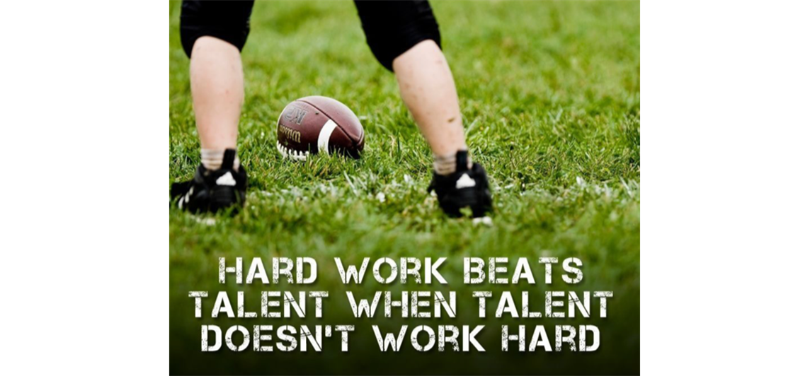 Hard Work Beats Talent